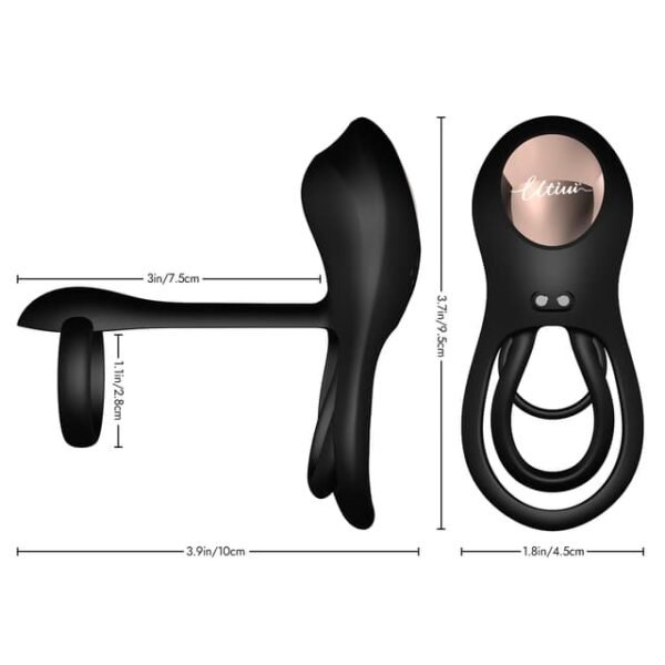 3-in-1 Vibrating Cock Ring - Image 3