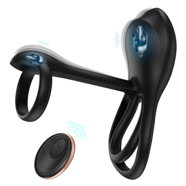 3-in-1 Vibrating Cock Ring - Image 4