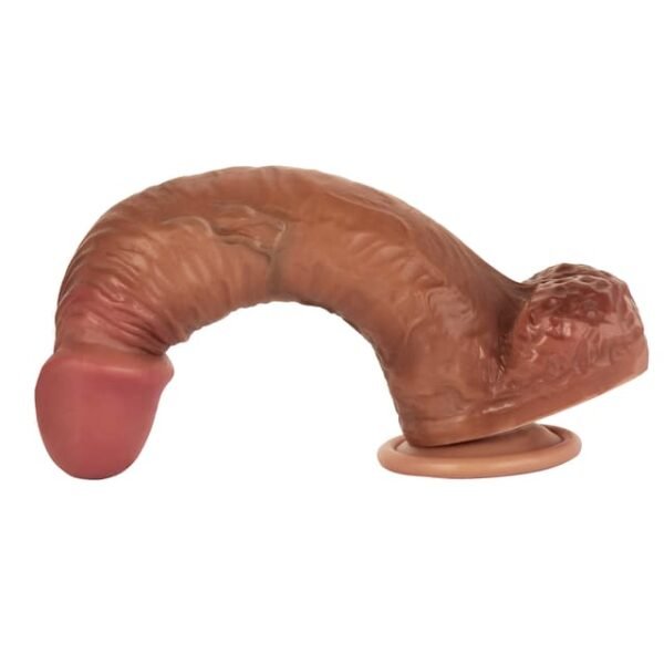 Large - Insertable Length 6.3" Silicone Simulated Physical Dildo - Image 5