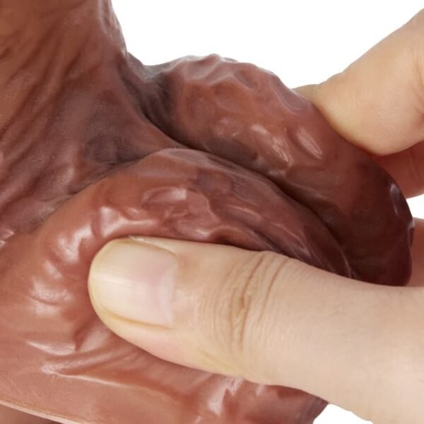 Large - Insertable Length 6.3" Silicone Simulated Physical Dildo - Image 9